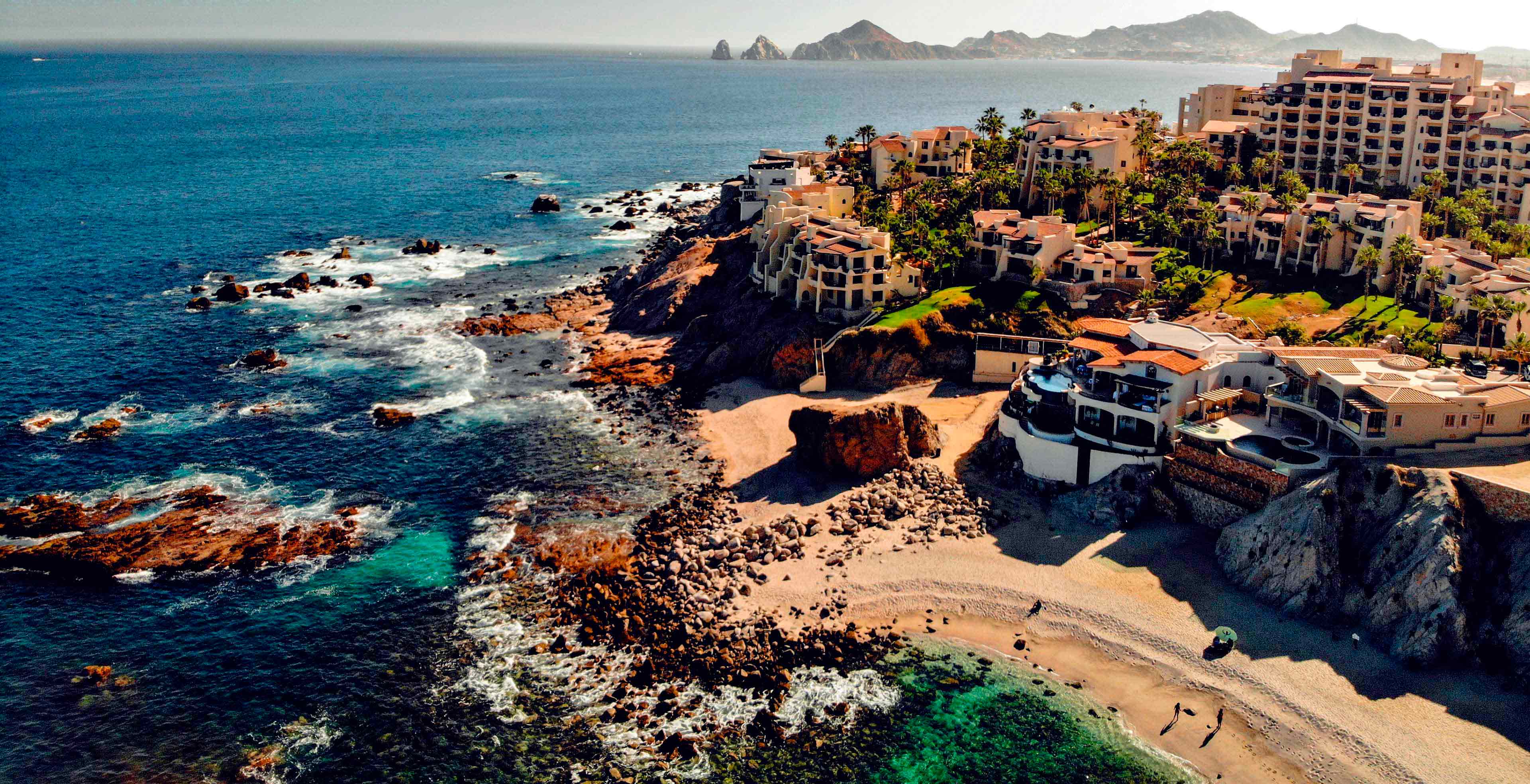 Vista panorámica del Arco de Los Cabos